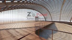 سقف نورگیر زیپ پانل، مدرن ترین سیستم سقف شفاف